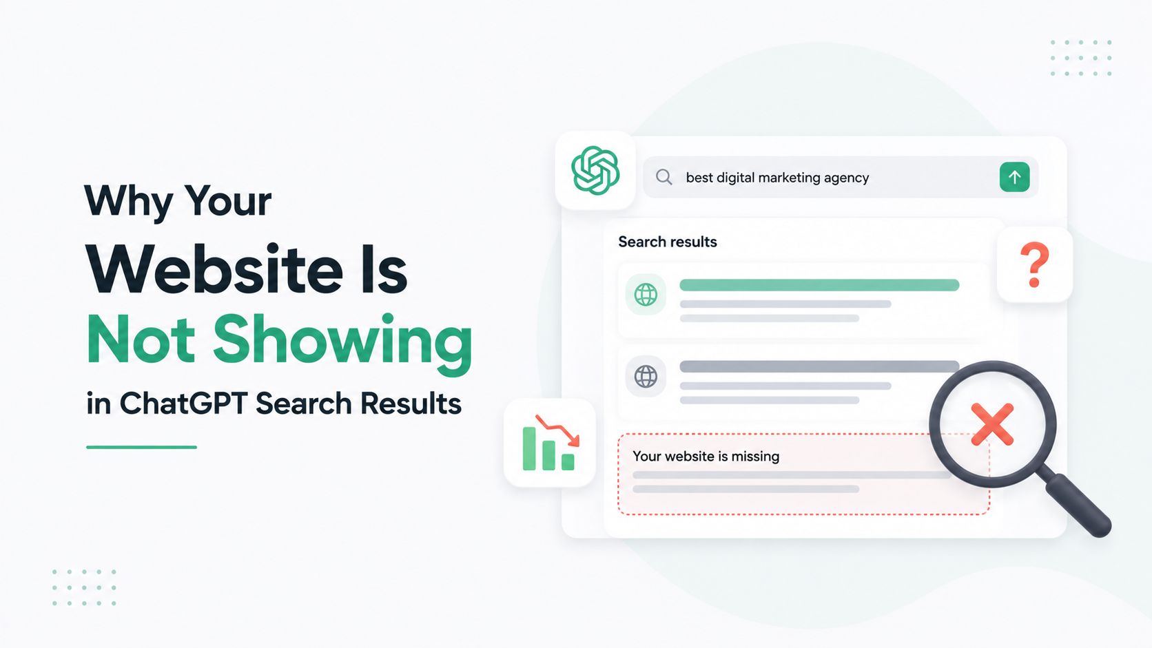 Why Your Website Is Not Showing in ChatGPT Search Results